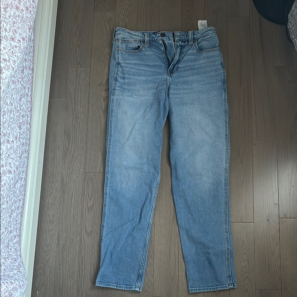 Hollister Blue Denim Mom Jeans